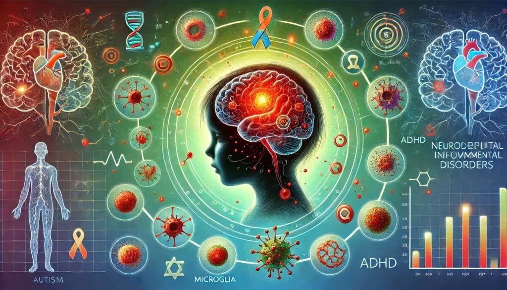 L'Infiammazione cerebrale durante l'Infanzia ha un Legame con i Disturbi Neurosviluppo? 1 infiammazione cerebrale