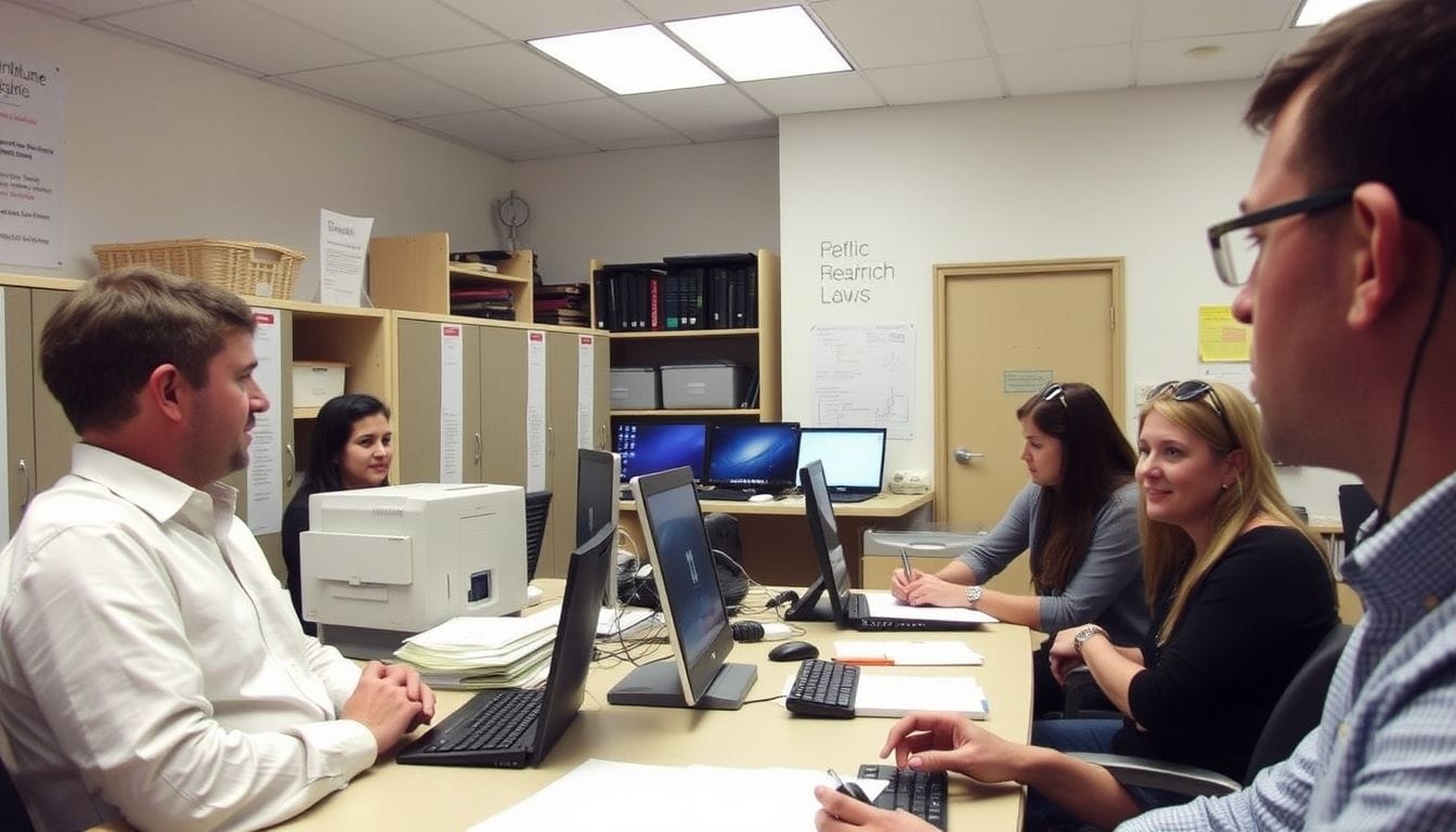 Un laboratorio di ricerca linguistica presso il Regenstrief Institute e l'Università dell'Indiana. Un laboratorio di ricerca linguistica presso il Regenstrief Institute e l'Università dell'Indiana.