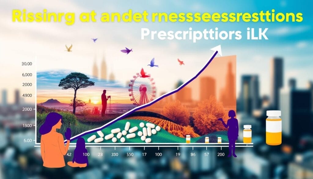aumento delle prescrizioni di antidepressivi nel Regno Unito aumento delle prescrizioni di antidepressivi nel Regno Unito