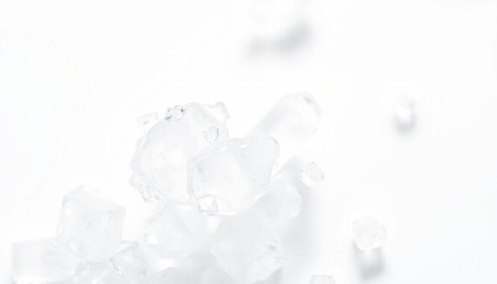A detailed macro photograph of clinical biomarkers, specifically D-serine and D-aspartate, against a clean white background. The biomarkers are presented as clear, crystalline structures with intricate patterns and textures, captured with a shallow depth of field to emphasize their form and visual complexity. The lighting is soft and diffused, highlighting the translucent quality of the samples. The camera angle is slightly elevated to provide an unobstructed view of the specimens, conveying a sense of scientific study and analysis. The overall mood is one of clinical precision and analytical focus, suitable for illustrating the section on these blood-based biomarkers for psychosis. A detailed macro photograph of clinical biomarkers, specifically D-serine and D-aspartate, against a clean white background. The biomarkers are presented as clear, crystalline structures with intricate patterns and textures, captured with a shallow depth of field to emphasize their form and visual complexity. The lighting is soft and diffused, highlighting the translucent quality of the samples. The camera angle is slightly elevated to provide an unobstructed view of the specimens, conveying a sense of scientific study and analysis. The overall mood is one of clinical precision and analytical focus, suitable for illustrating the section on these blood-based biomarkers for psychosis.